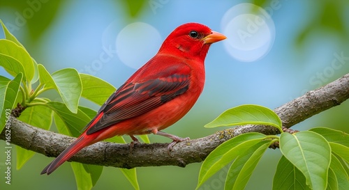 summer tanager bird