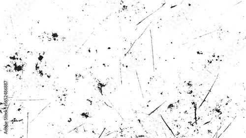 Vector grunge texture background with abstract irregular details. Abstract grunge texture overlay vector with distressed monochrome look