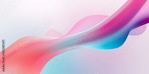 Abstract pink and blue smoke waves create a colorful curved line design on a smooth wallpaper backgroundAbstract pink and blue smoke waves create a colorful curved line design on a smooth wallpaper ba