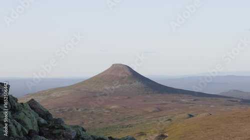 Swedish mountain in summertime vast landscape