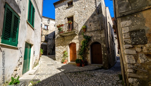 Sunny Italian alleyway
