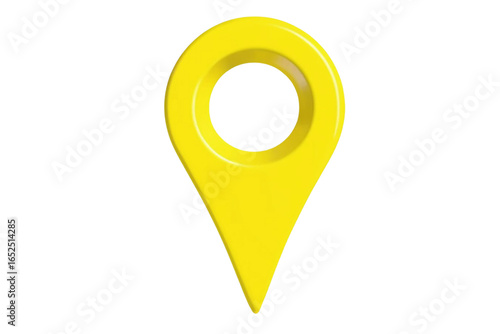 Yellow map location pin icon, isolated on transparent cutout background, cut out, png Free Download Yellow map location pin icon, isolated on transparent cutout background, cut out, png - GFXLoad