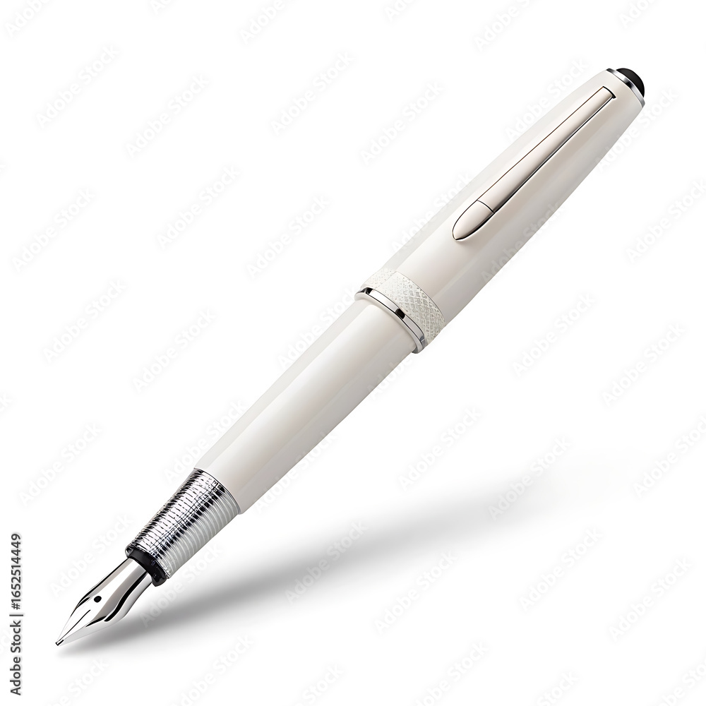 Naklejka premium fountain pen isolated