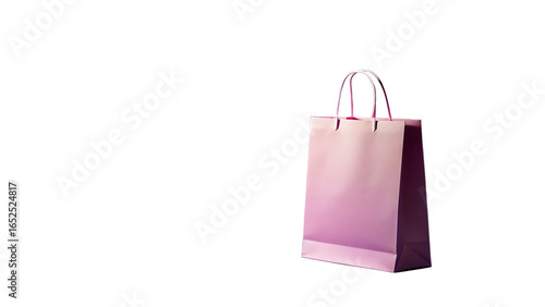 Wallpaper Mural Elegant Pink Paper Shopping Bag Isolated on Transparent Background Torontodigital.ca