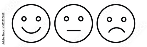 emoji icon outline ilustration vector symbol