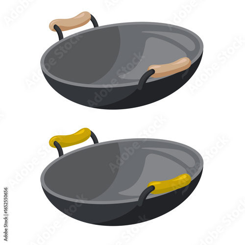 cookware cauldron with handles vector no background