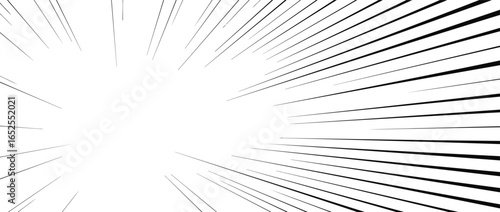 Comic Speedlines Vector Set – Dynamic Motion Lines for Manga, Action Scenes & Explosive Effects
