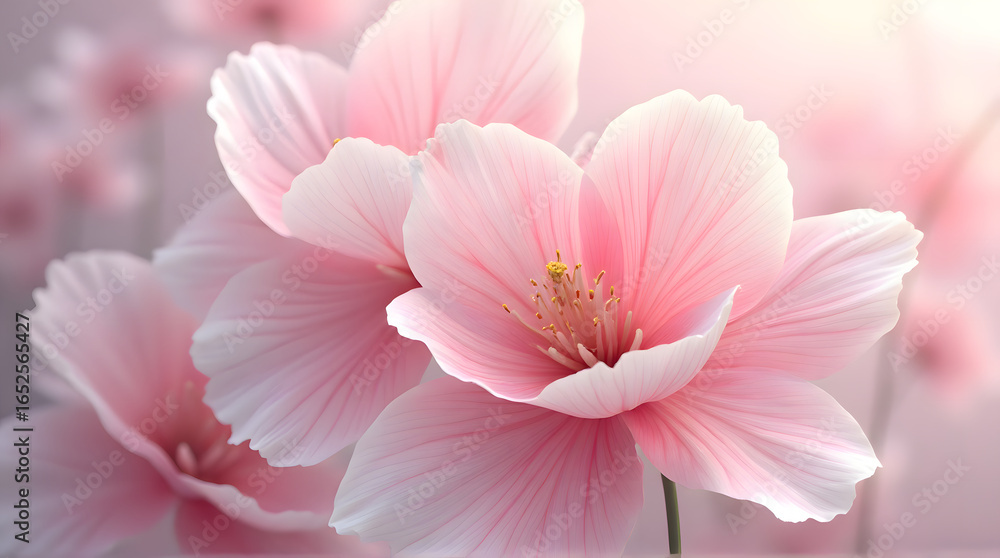 Fototapeta premium Soft Focus Photography of Delicate Spring Flowers