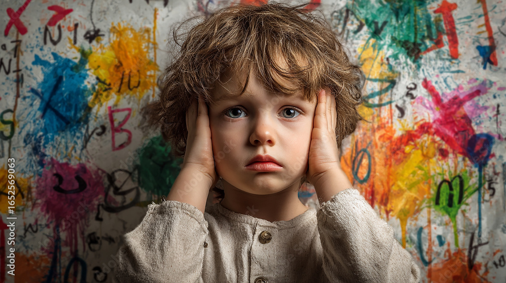 Disruptive, Impulse-Control, and Conduct. Disorders Depicting Emotional Turmoil and Behavioral Challenges. Global Developmental Delay, Intellectual Developmental Disorder - Children Mental Health