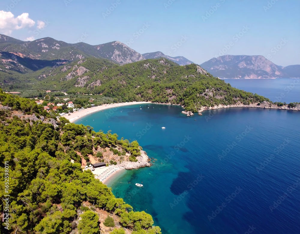 Fototapeta premium Scenic coastal view