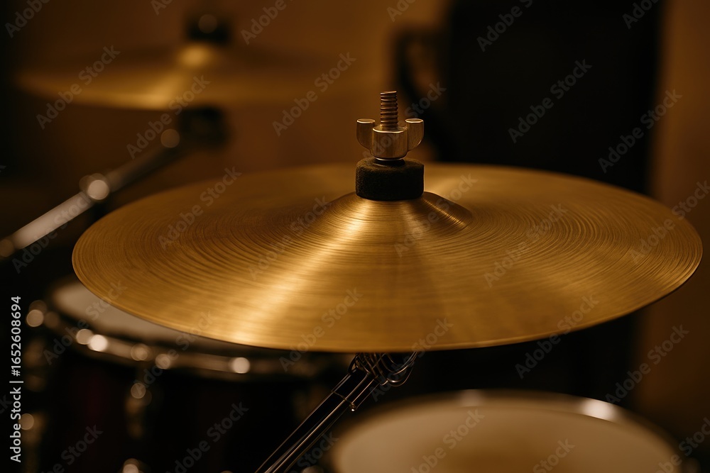 Fototapeta premium The Significance of Cymbals in Drum Kits