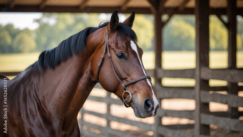 Fototapeta premium Exquisite images showcasing saddlebred horses in their natural grace