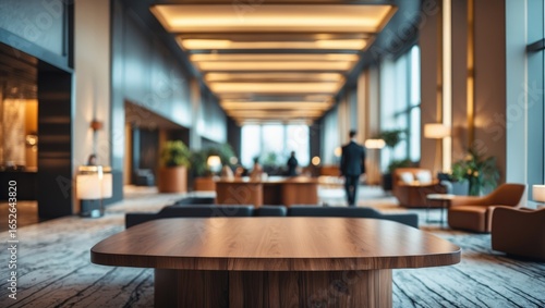 Wallpaper Mural Luxury hotel interior featuring a modern, softly blurred backdrop Torontodigital.ca