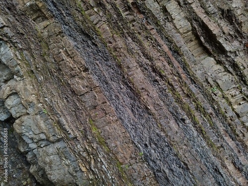 Texture of rock and natural stone. Texture of natural quarries. Knee rock. Natural minerals. Geodesy