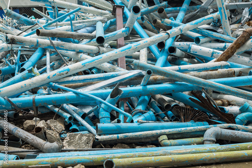 all plumbing installatios were removed and decommissioned and rurned into waste