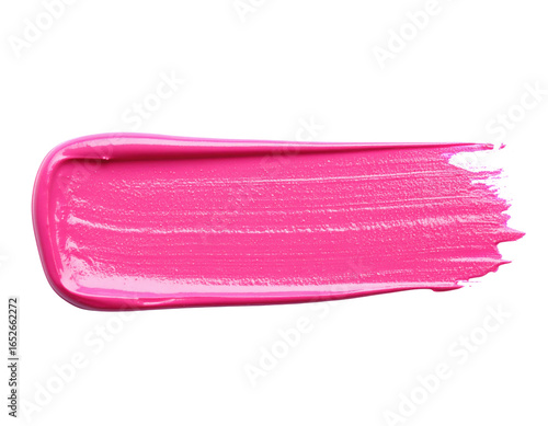 Wallpaper Mural Bright pink lipstick smear with a glossy creamy texture and visible brush strokes. Torontodigital.ca