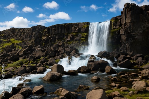 Exploring the breathtaking cascade at a renowned historical site