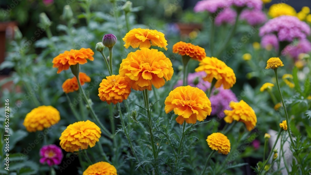 Beautiful ornamental blossoms blooming in the garden Beautiful ornamental blossoms blooming in the garden