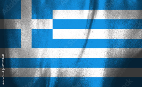 Waving Greek flag captures the essence of national pride and heritage