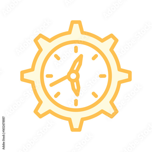 Time Management color shadow thinline icon , vector, pixel perfect, illustrator file 
