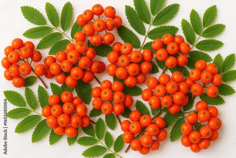 Fototapeta premium The Rowan Berry Harvest