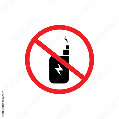no vaping sign	