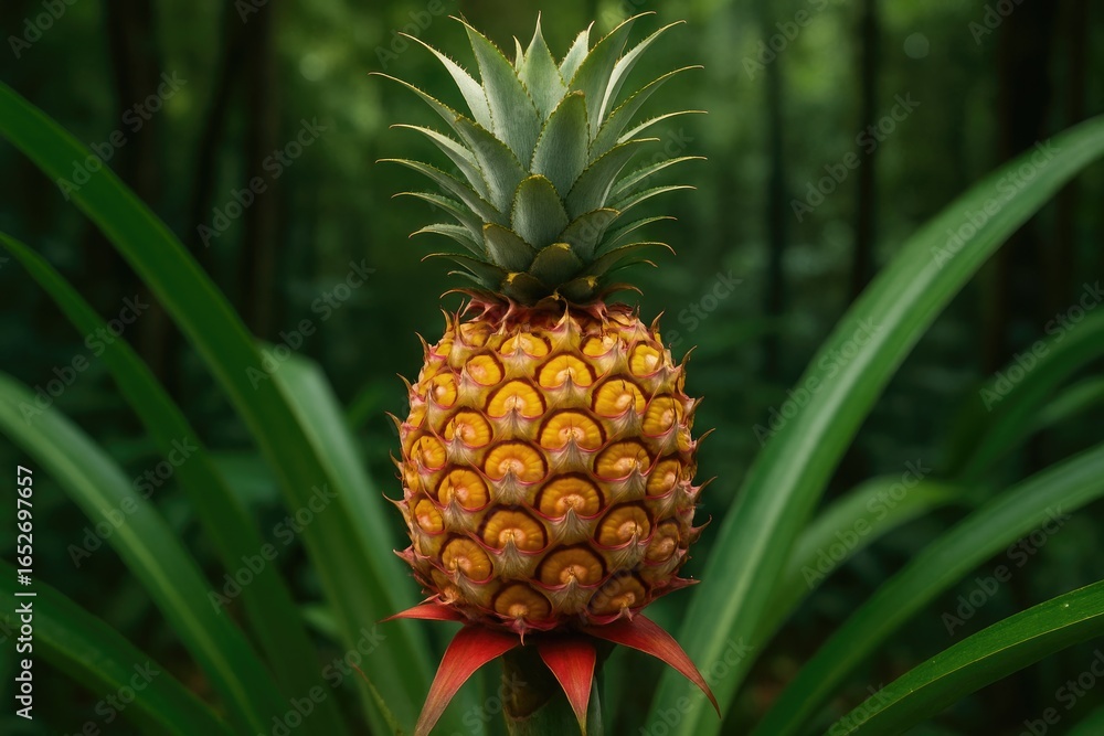 Obraz premium Fruit growing on a tree branch