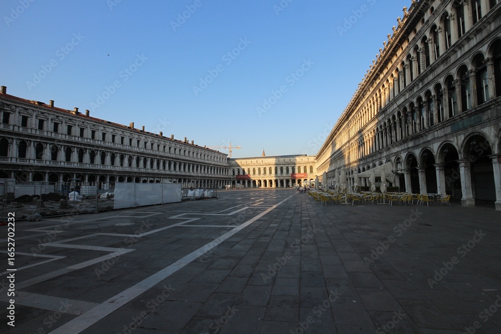 Obraz premium Morning view of Piazza San Marco in Venice, Italy