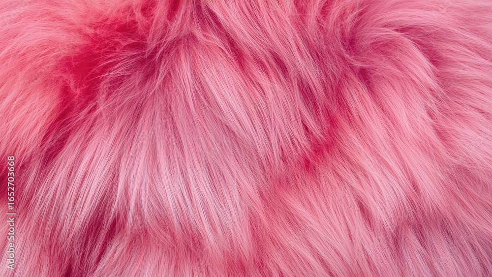 Fototapeta premium Background with pink fur texture