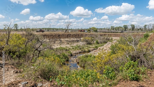 Former surface mining locat...