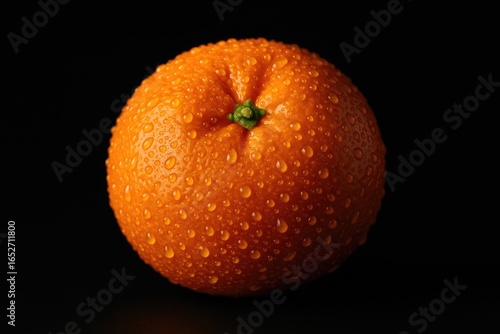 Vivid mandarin orange displ...