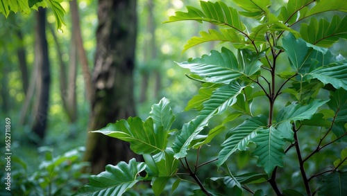 Forest Scene Featuring Vibr...