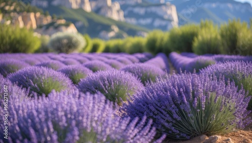 Scenic Views of Lavender in...