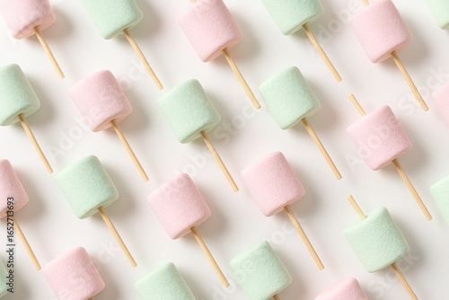 Marshmallow lollipops for s...