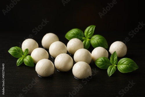 Miniature cheese balls topp...