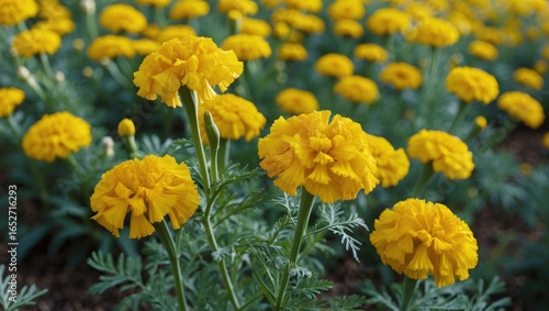 Vivid Yellow Flower Growing...