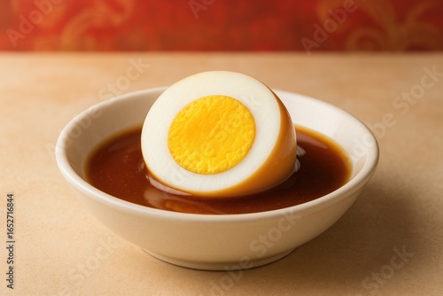 Asian-style hard-boiled egg...