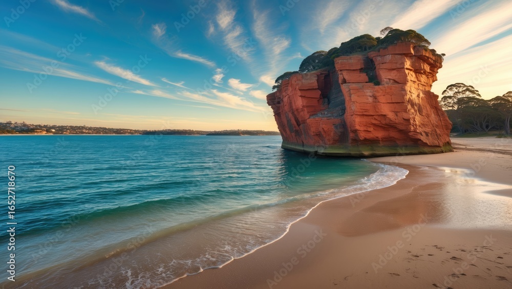 Fototapeta premium Discovering the cultural landmarks of La Perouse along with Bare Island in Sydney