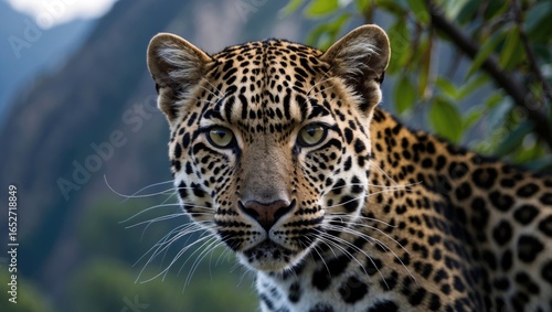 Wild Leopard Spotted in Ele...