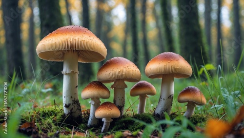 Foraging for mushrooms deep...