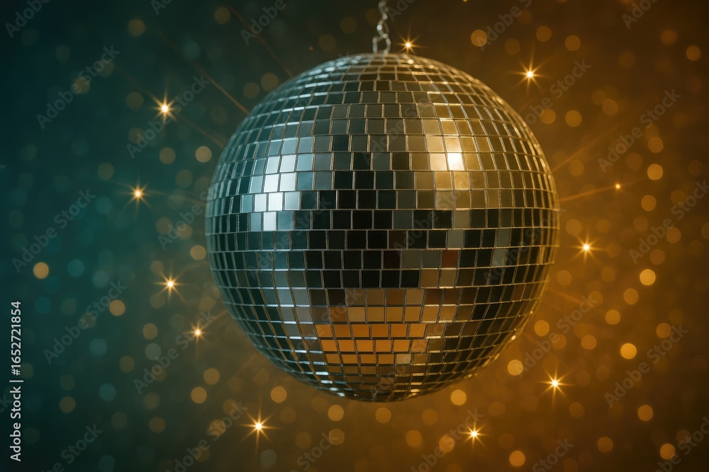 Fototapeta premium Decorative mirrored ball for celebrations