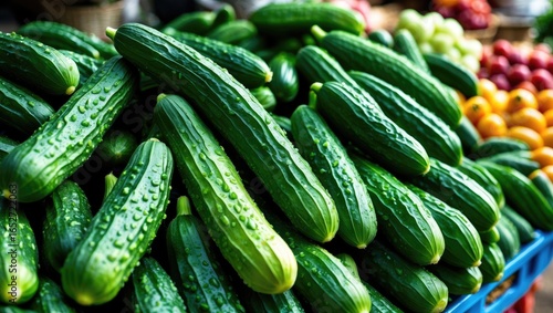 During summer, a vibrant ma...