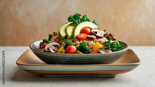 Wholesome quinoa salad feat...
