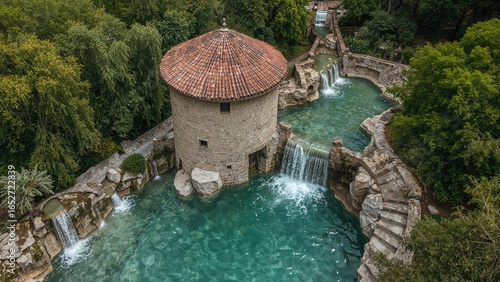Elevated Drone Shot Capturi...