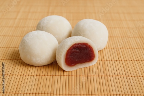 Sweet mochi daifuku from Ja...