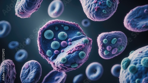 Detailed microphotograph of...