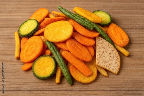 Colorful vegetable snack ch...