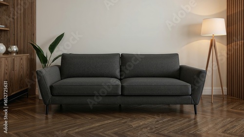 Contemporary couch in the l...
