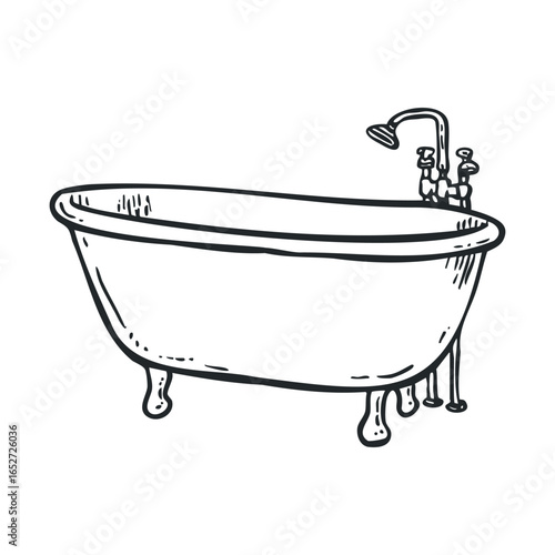 Cozy vintage bathtub design for relaxation and self care