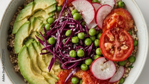 Wholesome vegan lunch bowl ...